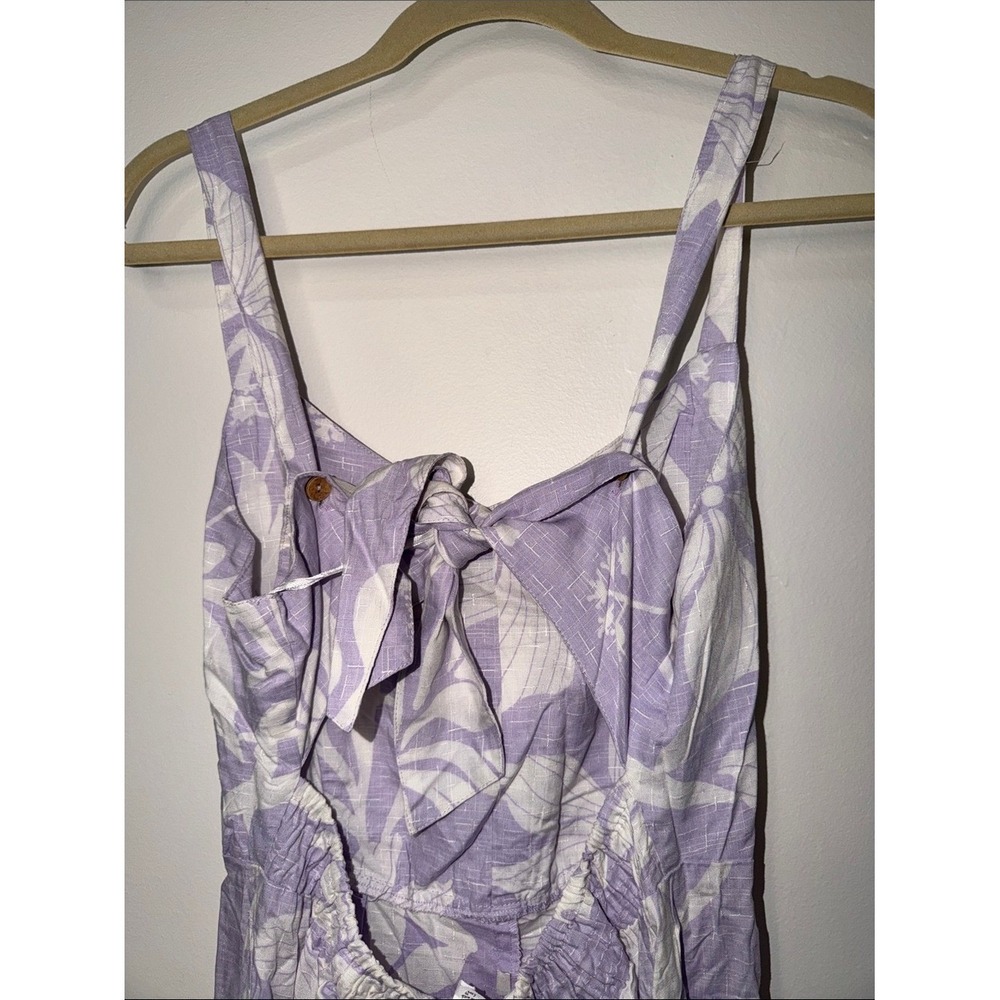 Lavender Floral Maxi Dress - Picture 7 of 9